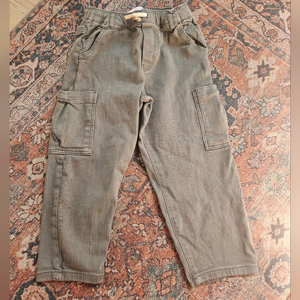 Zara Grey Cargo Pants